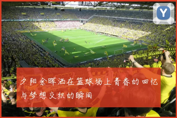 夕阳余晖洒在篮球场上青春的回忆与梦想交织的瞬间